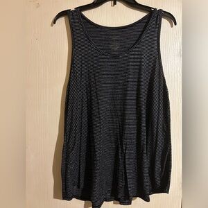 Arizona Brand Size Large tank top. Blue with white stripes.